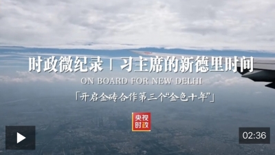 时政微纪录丨习主席的新德里时间：开启金砖合作第三个“金色十年”