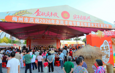 庆丰收、签项目、展好物！梅州市庆祝2026年中国农民丰收节暨五华菩米文化嘉年华活动举行