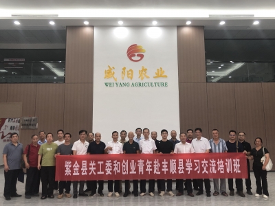 河源市紫金县关工委和农村创业青年协会一行到丰顺县调研交流