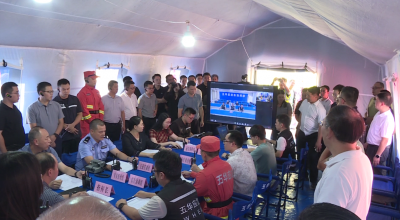 全市突发事件现场指挥部开设观摩会在五华举行