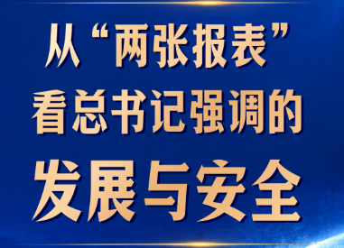 经纬线·从“两张报表”看总书记强调的发展与安全