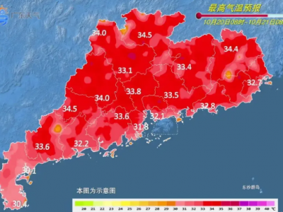 弱冷空气将于21日开始影响广东