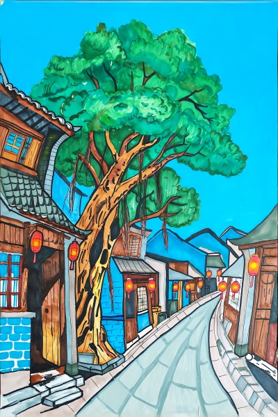 梅江区芹洋学校戴昕涵丨绘画