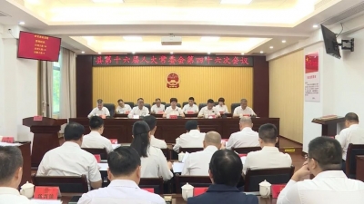 丰顺县十六届人大常委会召开第四十六次会议 丘德俊任丰顺县人民政府副县长、代理县长