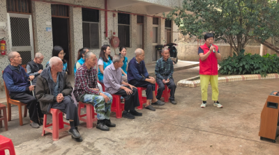 梅县区石扇镇开展“‘面面’俱到情暖重阳”暖心志愿服务活动